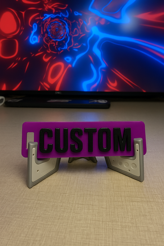 PURPLE CUSTOM KEYCHAIN