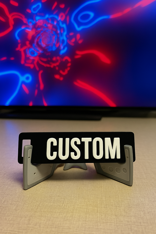 BLACK CUSTOM KEYCHAIN