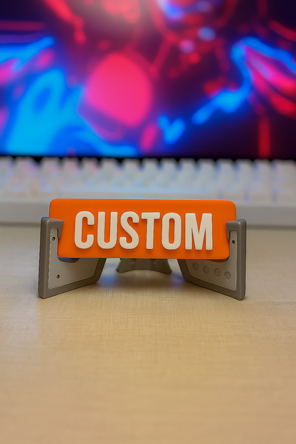 ORANGE CUSTOM KEYCHAIN