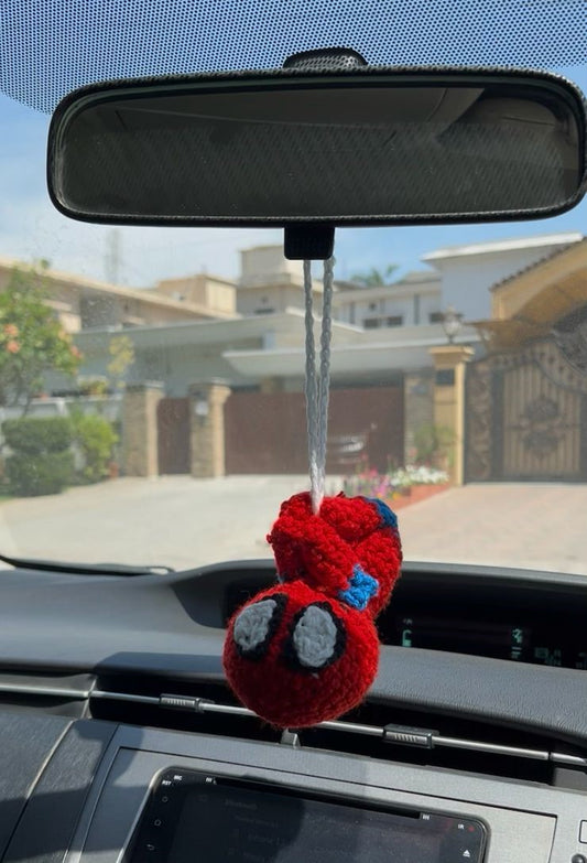 Cute Crochet Car Hanging Buddy