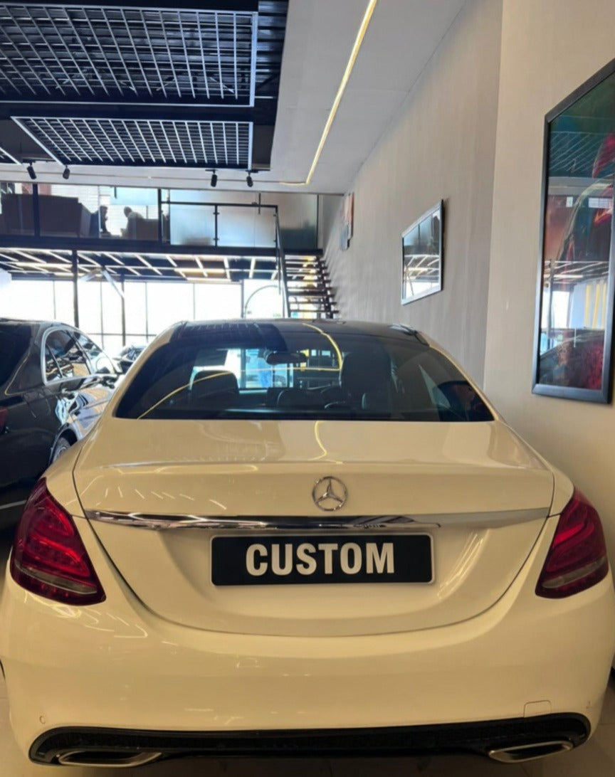 Premium Custom Number Plate SIZE 12x4 Inches
